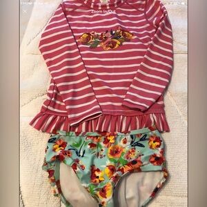 Ruffle Butts Floral Swimsuit